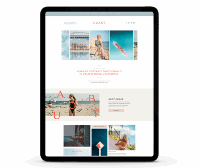 Coast Showit Template