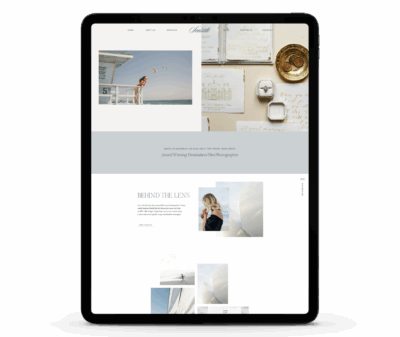 Seaside Showit Template